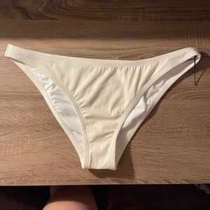 Shade & Shore White/Cream Bikini Bottoms